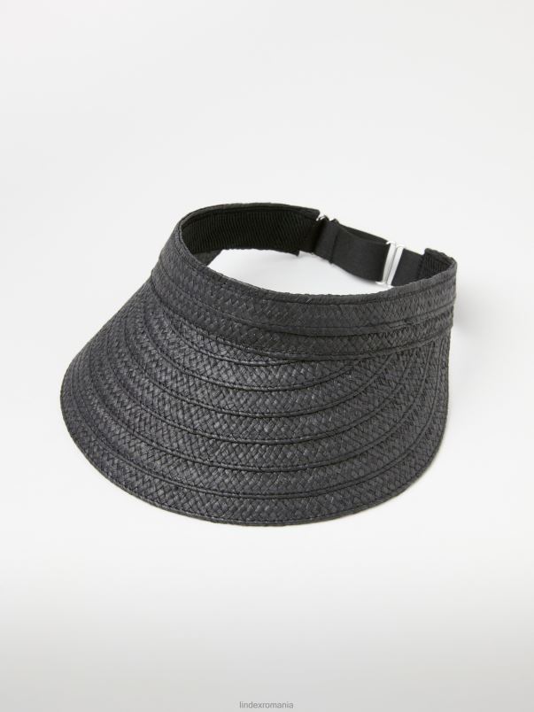 accesorii VHZ2F1083 vizor de paie femei negru Lindex