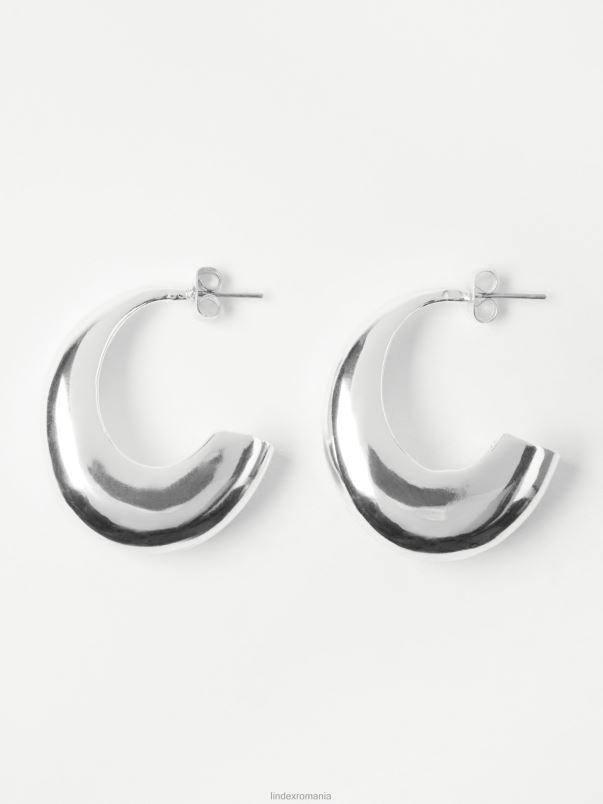 accesorii VHZ2F959 cercei cerc gros femei argint Lindex