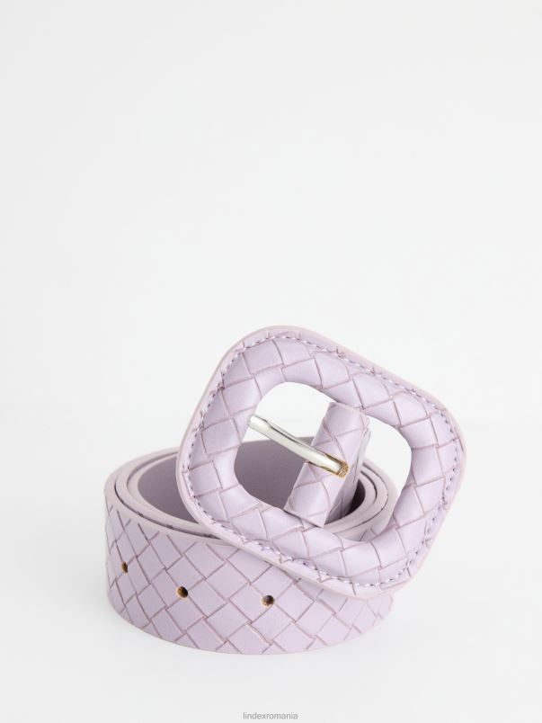 accesorii VHZ2F1077 centura împletită femei liliac Lindex