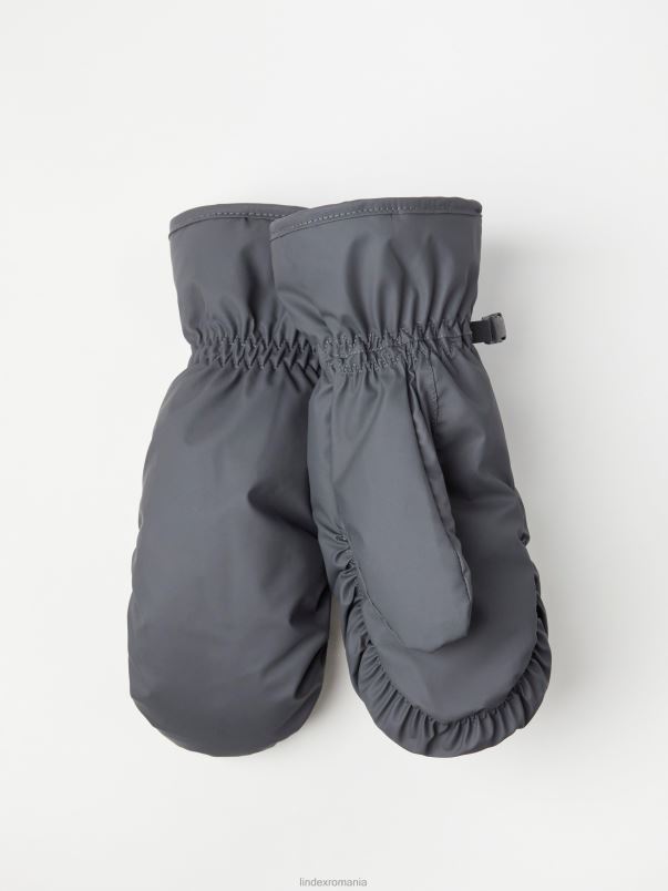 accesorii VHZ2F910 mănuși impermeabile femei gri praf închis Lindex