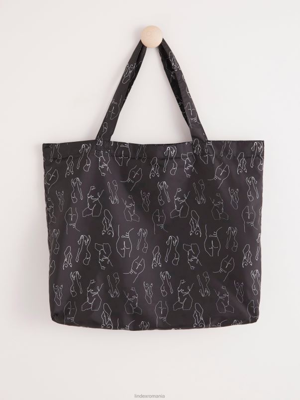 accesorii VHZ2F1039 cumparator pliabil femei negru Lindex