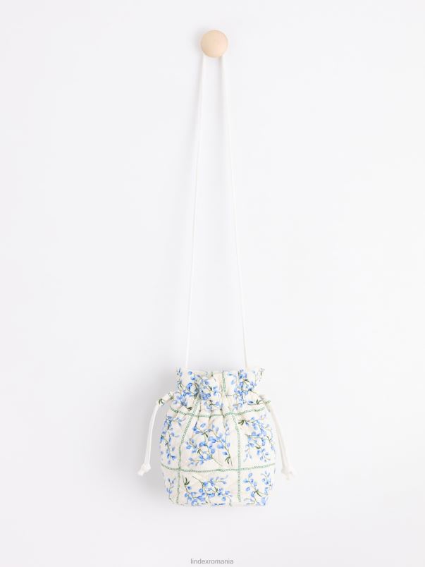 accesorii VHZ2F1052 geantă de umăr cu flori - îngrijită de elsa & sofia femei alb deschis Lindex