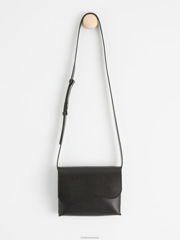 accesorii VHZ2F1091 geanta de piele femei negru Lindex