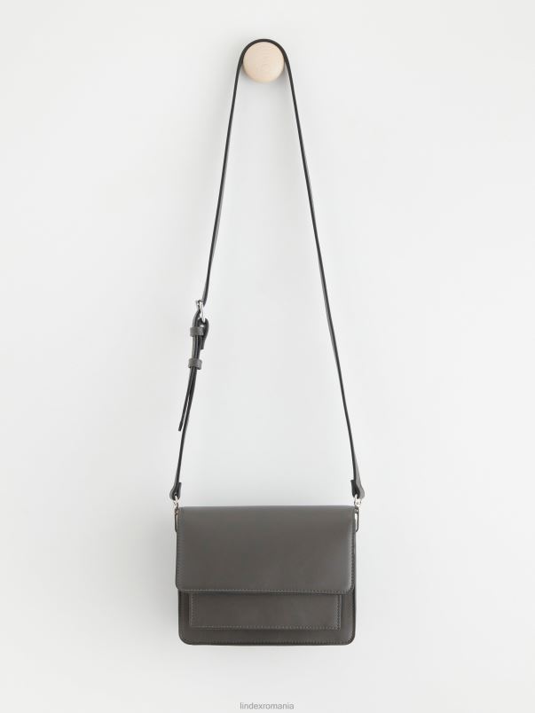 accesorii VHZ2F933 geanta de umar femei gri inchis Lindex
