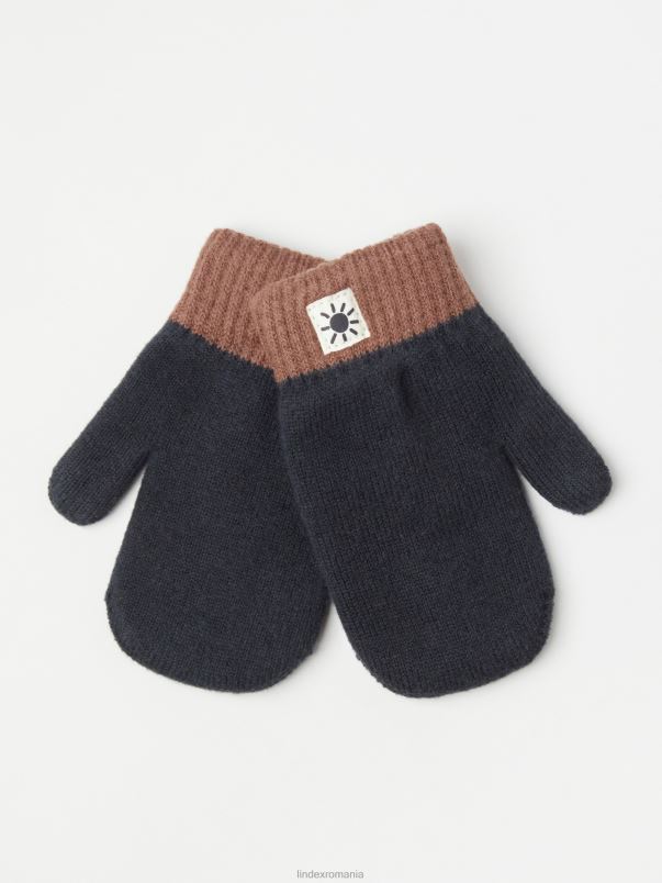 accesorii VHZ2F3936 mănuși tricotate bebelus negru Lindex