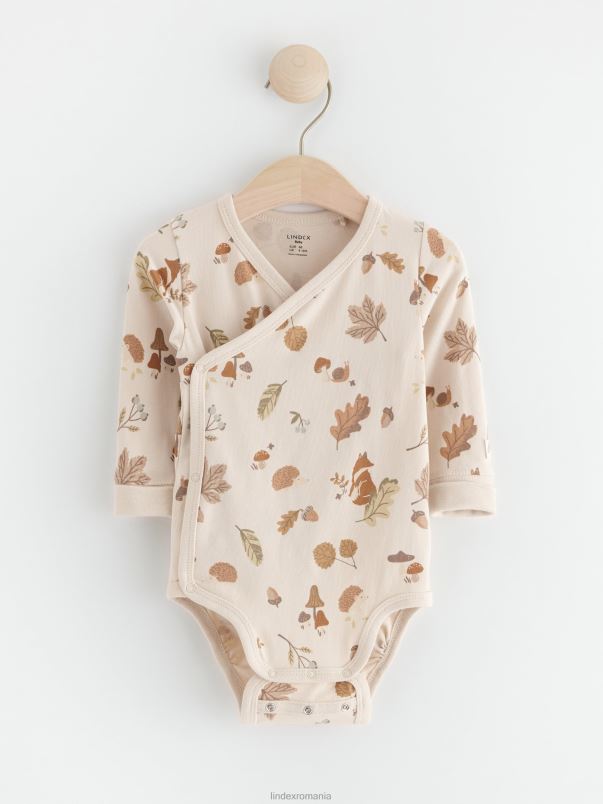 îmbrăcăminte VHZ2F3923 body wrap cu model bebelus bej Lindex