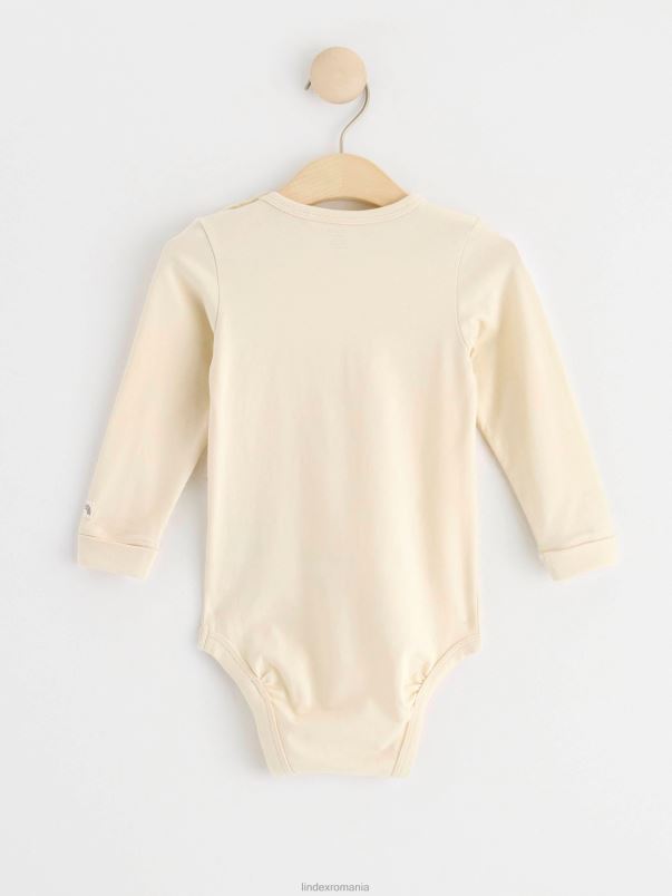 îmbrăcăminte VHZ2F4052 body cu maneci lungi bebelus bej deschis Lindex