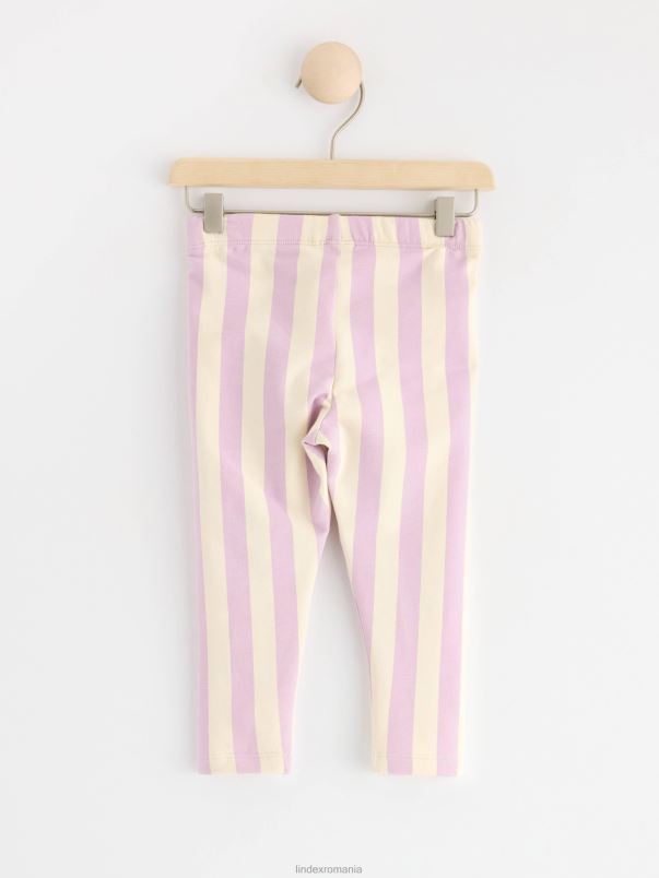 îmbrăcăminte VHZ2F3870 jambiere cu interior periat bebelus liliac deschis Lindex