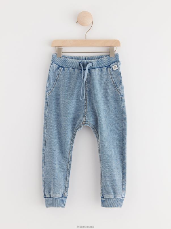 îmbrăcăminte VHZ2F3917 pantaloni de jogging cu aspect denim bebelus denim lejer Lindex