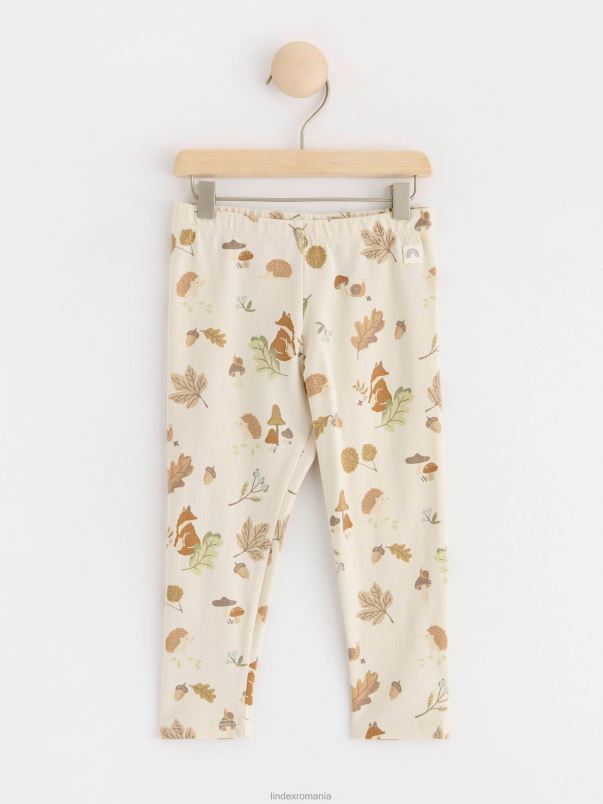 îmbrăcăminte VHZ2F4028 jambiere cu animale bebelus bej Lindex