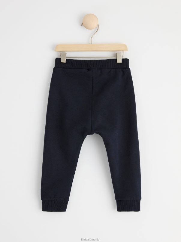 îmbrăcăminte VHZ2F4102 pantaloni de jogging cu interior periat bebelus bleumarin inchis Lindex