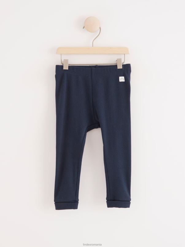 îmbrăcăminte VHZ2F4284 jambiere cu nervuri bebelus marina Lindex