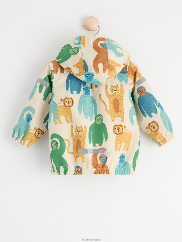 îmbrăcăminte VHZ2F4069 jachetă shell impermeabilă bebelus bej deschis Lindex