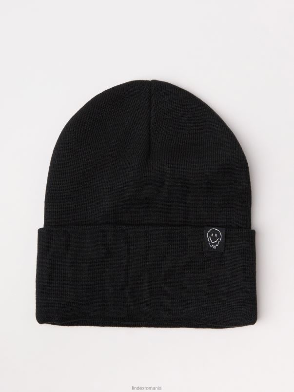 accesorii VHZ2F3182 bonetă tricotată copii negru Lindex