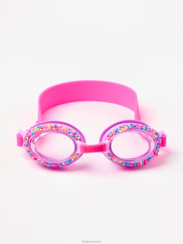 accesorii VHZ2F3205 ochelari de înot copii roz deschis Lindex