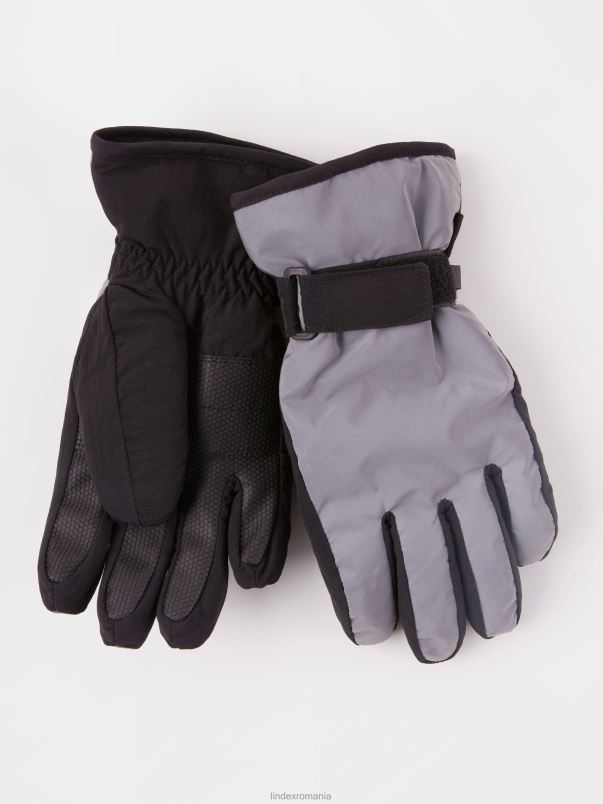 accesorii VHZ2F3289 fixează mănuși reflectorizante de schi copii argint Lindex