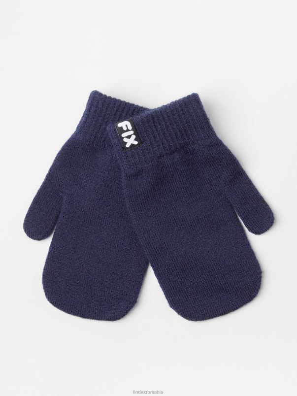 accesorii VHZ2F3012 fix mănuși în amestec de lână copii marina Lindex