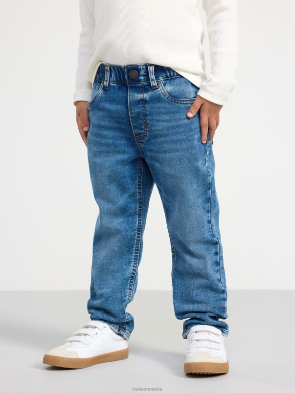 îmbrăcăminte VHZ2F3797 blugi conici cu talie obișnuită copii denim Lindex