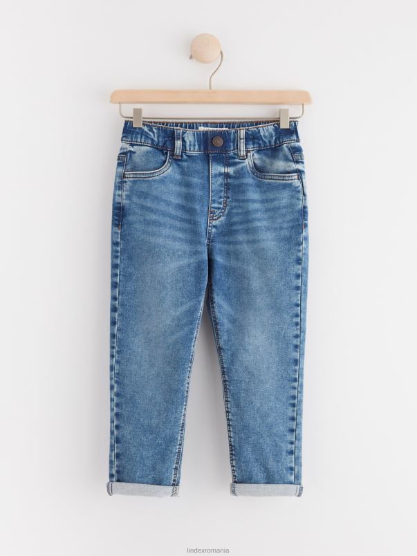 îmbrăcăminte VHZ2F3797 blugi conici cu talie obișnuită copii denim Lindex