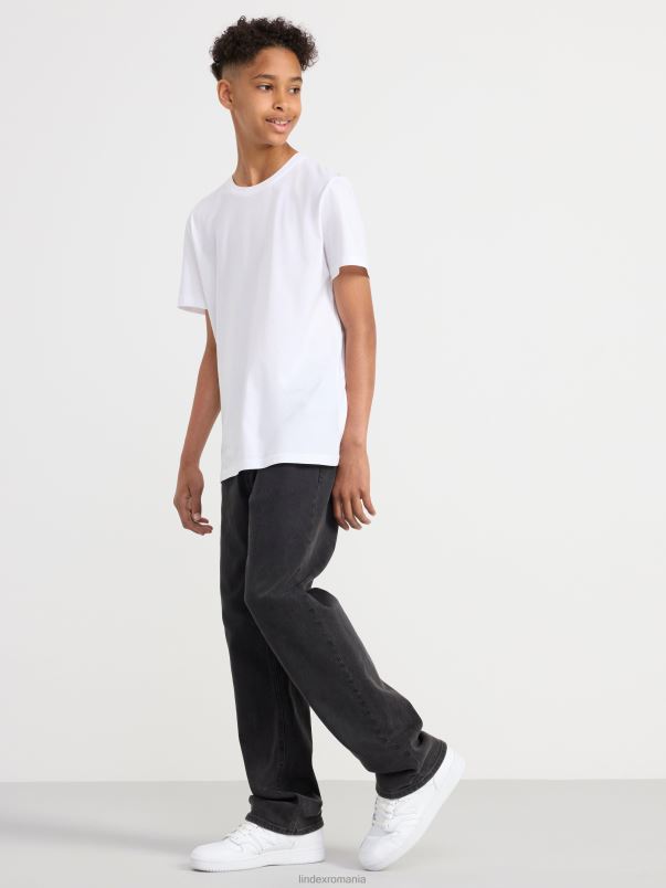 îmbrăcăminte VHZ2F3820 vilgot lat picior drept talie regulată copii negru Lindex