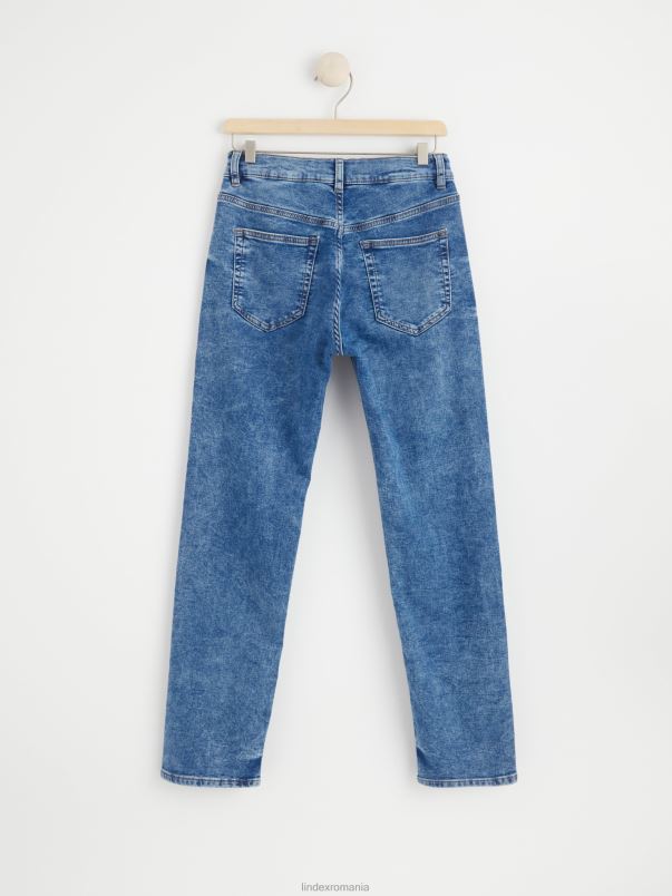 îmbrăcăminte VHZ2F3838 sture staffan blugi drepti din jerse cu talie obișnuită copii denim Lindex