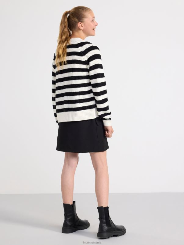 îmbrăcăminte VHZ2F3375 fusta cargo copii negru Lindex