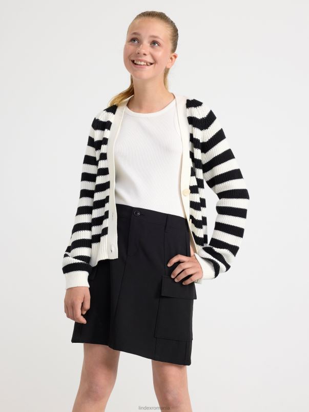 îmbrăcăminte VHZ2F3375 fusta cargo copii negru Lindex