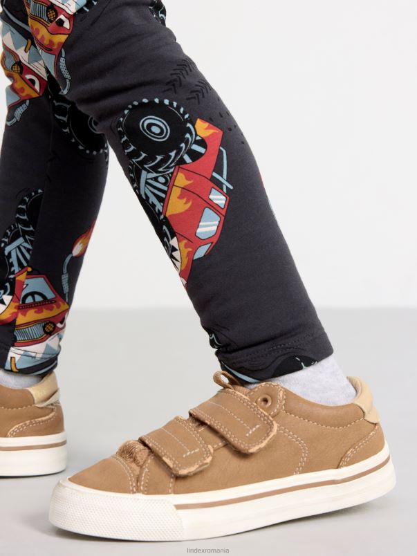 îmbrăcăminte VHZ2F2434 jambiere cu monstertrucks copii negru Lindex