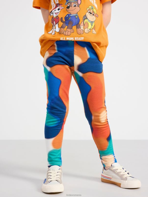 îmbrăcăminte VHZ2F2515 jambiere cu interior periat clasic copii alb praf deschis Lindex