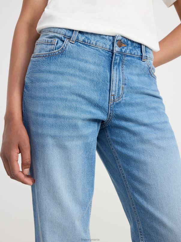 îmbrăcăminte VHZ2F2517 blugi stella drepti cu talie obișnuită copii denim lejer Lindex