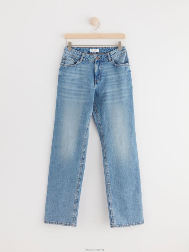 îmbrăcăminte VHZ2F2517 blugi stella drepti cu talie obișnuită copii denim lejer Lindex