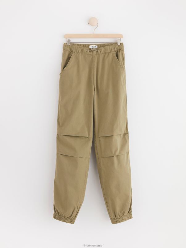 îmbrăcăminte VHZ2F2521 pantaloni de parașuta copii verde Lindex