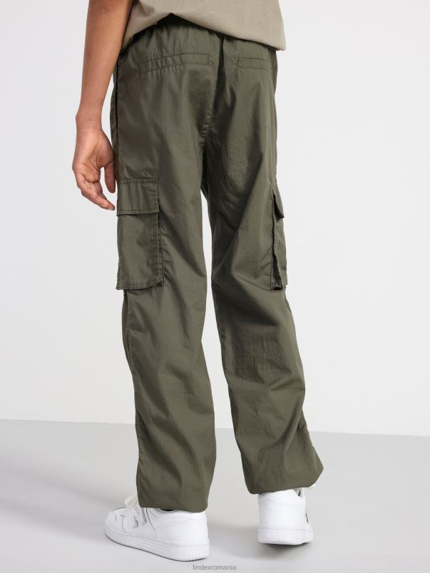 îmbrăcăminte VHZ2F2555 pantaloni cargo vilgot copii kaki întunecat praf Lindex