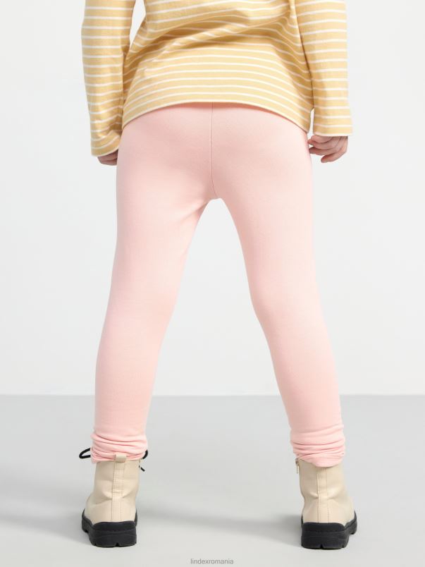 îmbrăcăminte VHZ2F2584 jambiere cu interior periat copii roz praf deschis Lindex