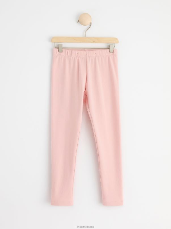 îmbrăcăminte VHZ2F2584 jambiere cu interior periat copii roz praf deschis Lindex