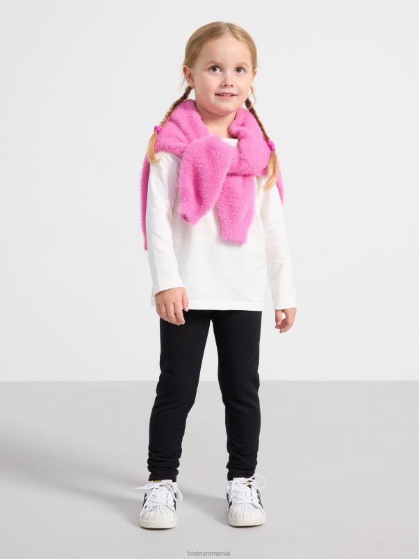 îmbrăcăminte VHZ2F2595 jambiere cu interior periat copii negru Lindex