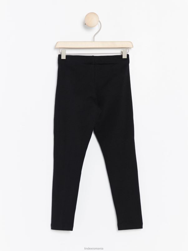 îmbrăcăminte VHZ2F2625 jambiere cu genunchi cu volan copii negru Lindex