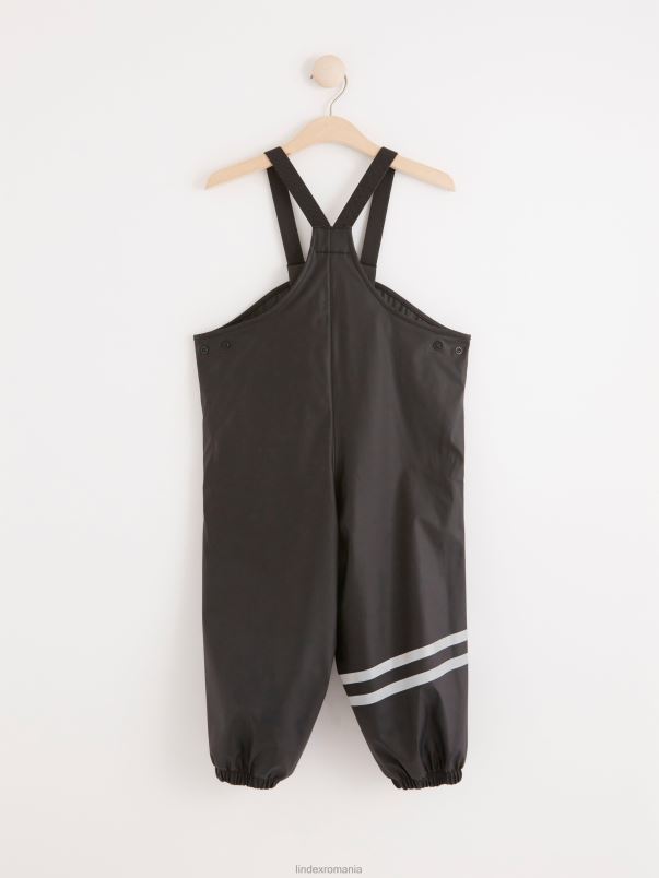 îmbrăcăminte VHZ2F3057 pantaloni de ploaie cu căptușeală din lână copii negru Lindex
