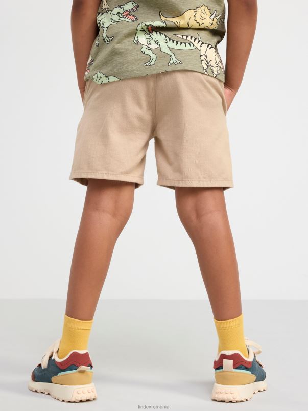 îmbrăcăminte VHZ2F2648 pantaloni scurți chino sven cu talie normală drepte copii bej Lindex