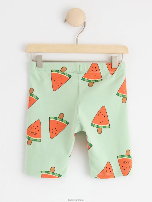 îmbrăcăminte VHZ2F2667 pantaloni scurți de ciclism cu pepeni verzi copii verde deschis Lindex