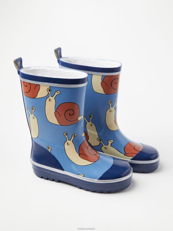 cizme VHZ2F3003 repara cizme de cauciuc copii albastru praf închis Lindex