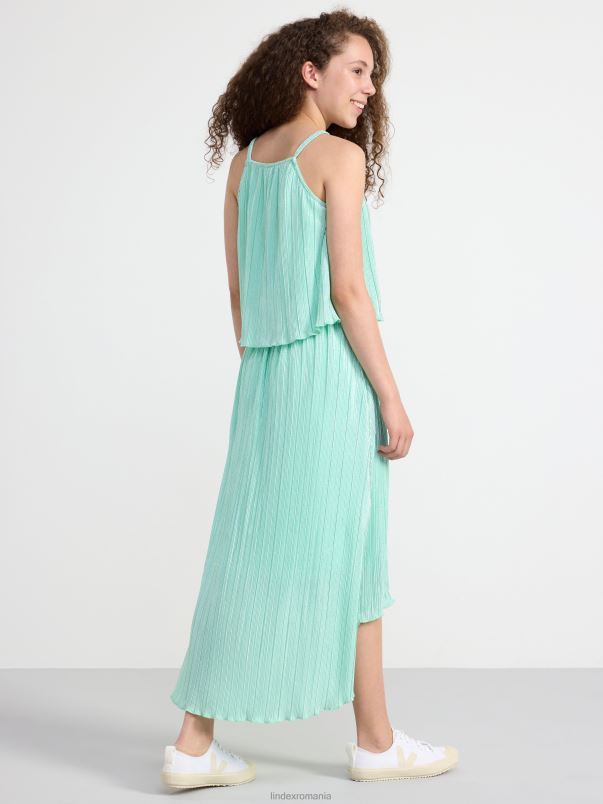 îmbrăcăminte VHZ2F3103 rochie plisată fără mâneci copii apă ușoară Lindex
