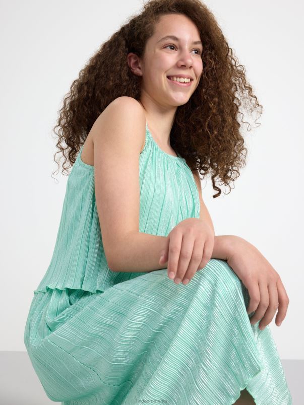 îmbrăcăminte VHZ2F3103 rochie plisată fără mâneci copii apă ușoară Lindex