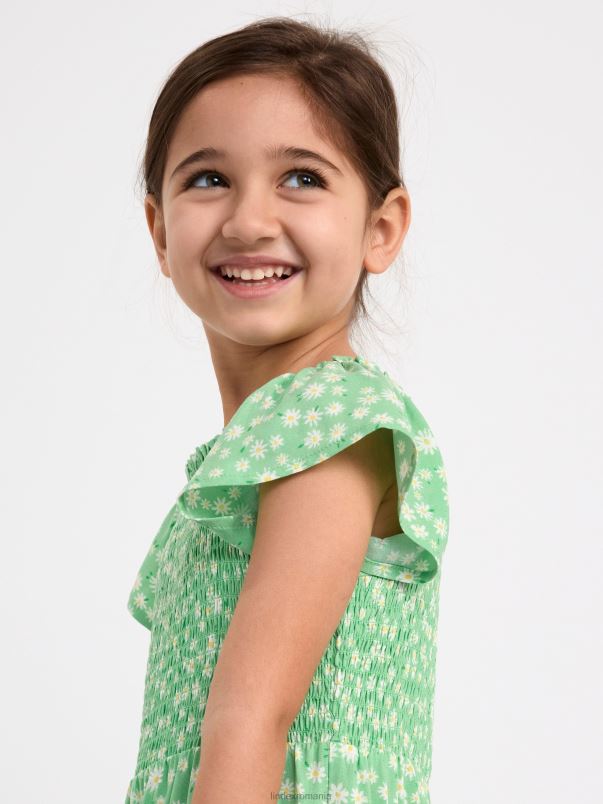 îmbrăcăminte VHZ2F3861 salopetă cu salopetă copii verde Lindex