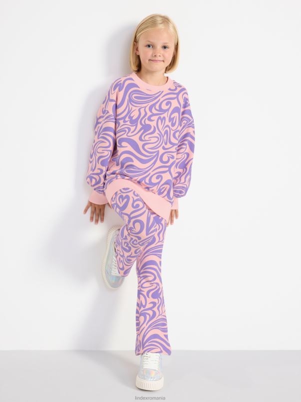 îmbrăcăminte VHZ2F3388 hanorac supradimensionat copii roz deschis Lindex