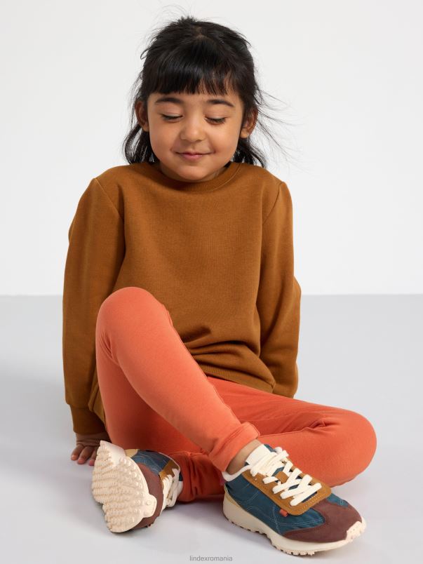 îmbrăcăminte VHZ2F3425 hanorac cu interior periat copii maro Lindex