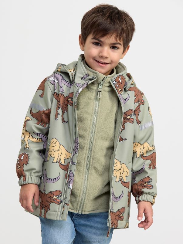îmbrăcăminte VHZ2F2941 fix jacheta softshell copii verde praf deschis Lindex