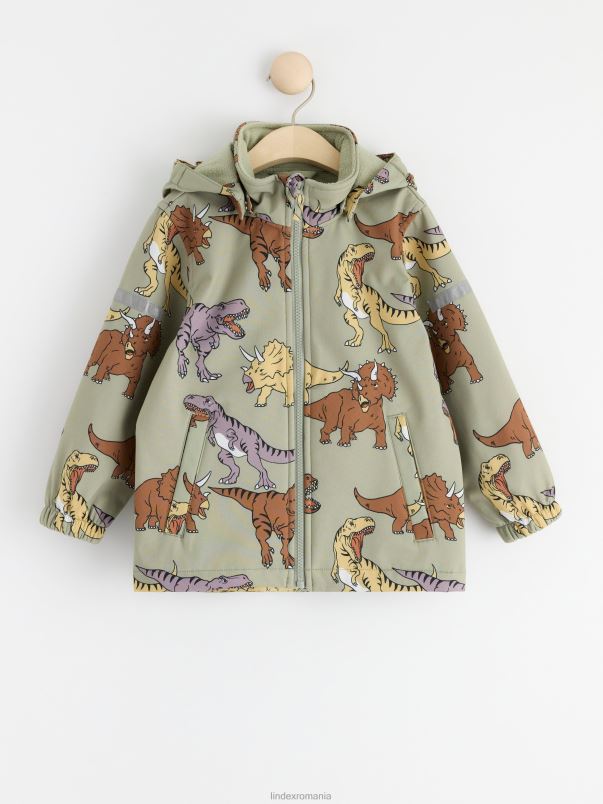 îmbrăcăminte VHZ2F2941 fix jacheta softshell copii verde praf deschis Lindex