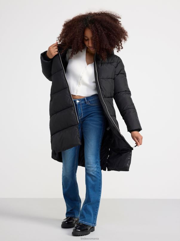 îmbrăcăminte VHZ2F2953 haină puf impermeabilă copii negru Lindex