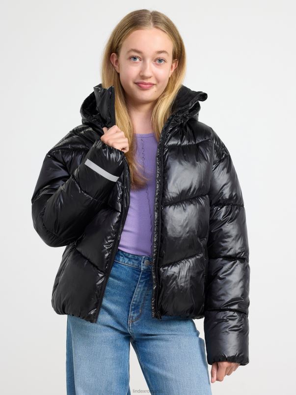 îmbrăcăminte VHZ2F2961 jachetă puf hidrofugă copii negru Lindex